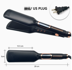 LCD Display Infrared Hair Straightener with Wide Plate