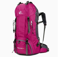 60L Waterproof Oxford Outdoor Backpack for Hiking