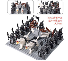 Medieval Haradrim Mammoth Knights Orc War Elephant Set