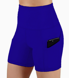 Solid Color Sporty Leggings with Pocket Lifts