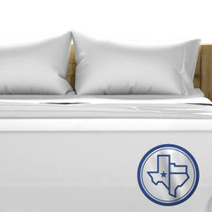 TEXAS LINEN CO. 100% Egyptian Cotton Queen Size Sheet Set - 1000 Thread Count 6 PC Cotton Sheets for Queen Bed (4 Pillowcases) Soft Cooling Luxury Hotel Sheets - Fits Upto 18” Deep Pocket - Silver