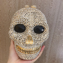 Women's Diamond Skull Shaped Dinner Organizer