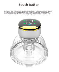 Hands-free Portable Wearable Electric Milk Storage Device
