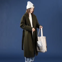 Unisex Long Over-the-Knee Trench Coat for All