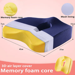 Dual-Purpose Cushion for Office and Car Use
