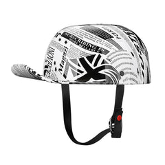 DS Vintage Gang Style Baseball Cap Helmet for Riding