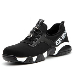 Men's Lightweight High-Top Safety Shoes for Winter Work