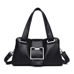 Fashionable European American Style Leather Handbag