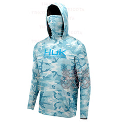 Men's Long Sleeve UV Protection Fishing Hoodie Shirt