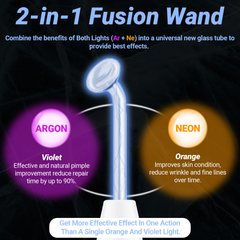 Portable High Frequency Skin Therapy Wand (Single Unit)