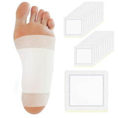 20pcs 5.1"X5.5" Self Adhesive Castor Oil Packs Wrap for Feet & Hand & Wound Skin Friendly Castor Oil Patchs No Leakage Naturopathy Disposable Castor Oil Pack Stickers Kit(Oil Not Included)