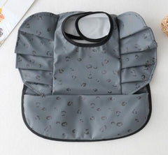 Baby Meal Pocket Waterproof Bib with Angel Wing Design