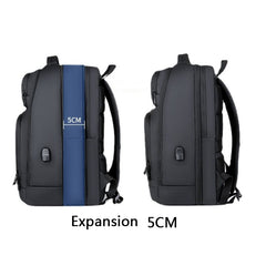 Waterproof 17-Inch Men's Laptop Business Backpack