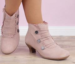 2020 New Plus Size High Heel Women's Ankle Boots