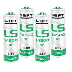 XNLWDVQQW *<4 Pack>LS14500 3.6V 2600mAh AA Lithium Battery for LS 14500 Battery Applied for Special Testing Electronic Equipment etc.