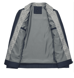 Stand Collar Jacket for Men - Business Casual Wear