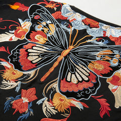 Autumn Chinese Style Zhuangzi Dream Butterfly Sweatshirt