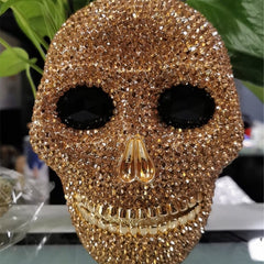 Women's Diamond Skull Shaped Dinner Organizer