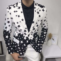 Slim Fit Casual Men's Blazer for Trendy Style