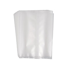Prembag 100 Pcs 4-3/10 x 5-9/10 Inch Matte Cookie Bags for Gift Giving Heat Seal Bags for Cookies Frosted Clear Plastic bagsWave Edge