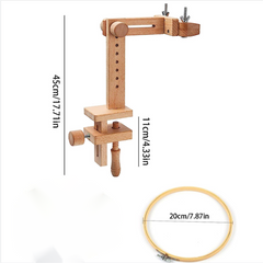 Wooden Tabletop Embroidery Frame for Beginners