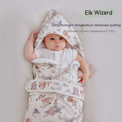 Thickened Spring Swaddling Quilt for Newborns