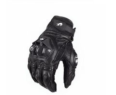 Men's Winter Fleece-Lined Windproof Leather Gloves