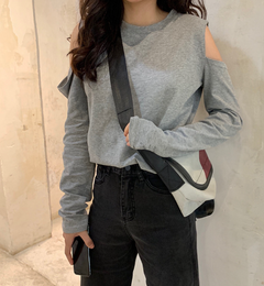 Loose Shoulder Knit Base Top