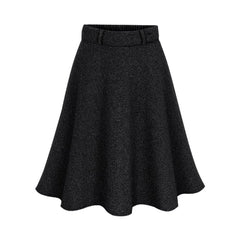 Oversized Woolen Skirt for Women's Autumn and Winter
