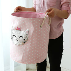 Foldable Laundry Basket for Kids' Toys and Clothes