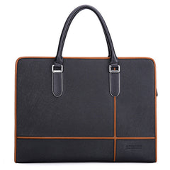 Leather Briefcase and Crossbody Men's Bag