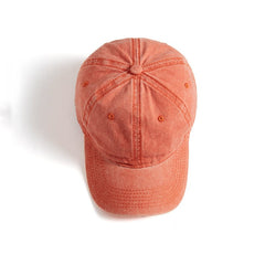 Washed Old Curved Brim Baseball Hat for Men and Women