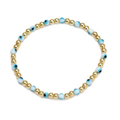 Women's New Eye Beads Bracelet Set
