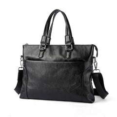 Men's PU Horizontal Business Tote Bag