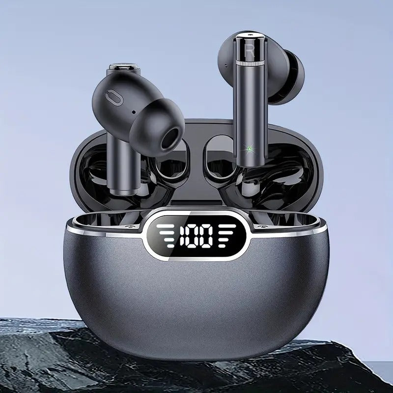 Wireless In-Ear Earbuds with HD Stereo Audio Display