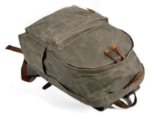 Mu Chuan Waxed Canvas Backpack for Men and Women
