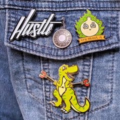 Unstoppable T-Rex Pin