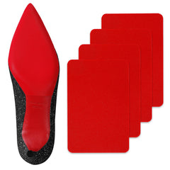 Ashoesert Red Bottoms Sole ProtectorShoe Sole Protector for Christian Louboutin High Heels Anti Slip Shoe Grips Pads Compatible with Louboutin Shoes -2 Pairs（6.0"×4.0"Red）