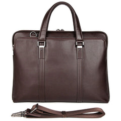 Gentleman Style Leather Business Briefcase Handbag