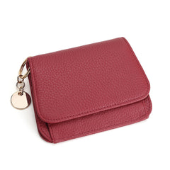 Cute Cowhide Zipper Coin Purse for Fashion Lovers