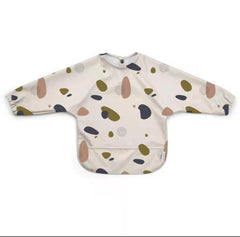 Baby Waterproof Bib Overalls with Food Pockets
