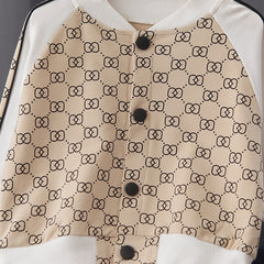 Cartoon Boy Long Sleeve Two-Piece Outfit