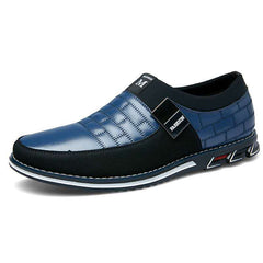 Large Size Men's Casual Leather Shoes - British Trend