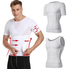 Men's Compression Shirts Body Shaper Tummy Slimming