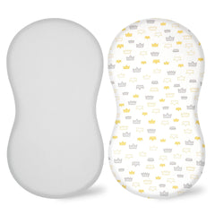 Elastic Printed Fitted Sheet for Baby Cradle & Changing Table