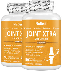 NuBest Joint Xtra - Joint Support Supplement - Joint Health Formula with Triple Joint Strength - Glucosamine Chondroitin Turmeric MSM & Boswellia for Joint Health & Cartilage Health (Pack 2)