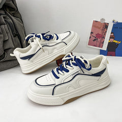 Women's Casual Sports Shoes - Breathable White Sneakers