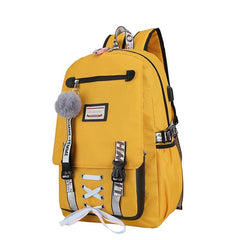 Fashionable Sports Backpack with USB Charging (Customizable)