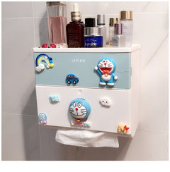 Creative Cute Wall-Mounted Cartoon Tissue Box Holder