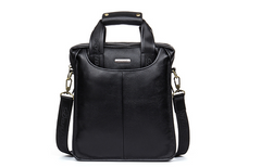 Men's Genuine Leather Shoulder Tote Bag